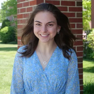 Kiara Goggin, Associate Director of Professional & Career Development. Kiara can assist with securing internships.