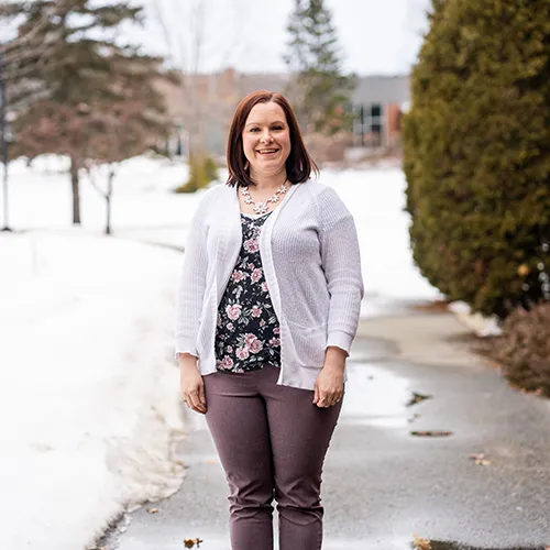Jeannine Ross, Executive Director of Student Financial Services, is the September 2022 Terrier STAR of Thomas College.