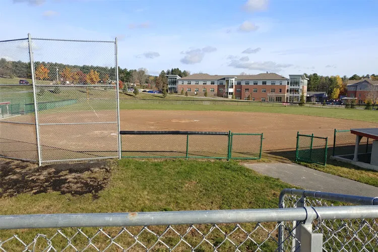 Regulation Softball Field View 1