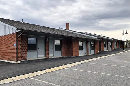 Village Residences Parking Lot View