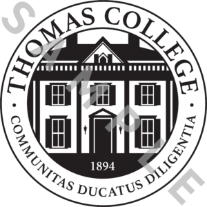 Thomas College Presidential Seal Example