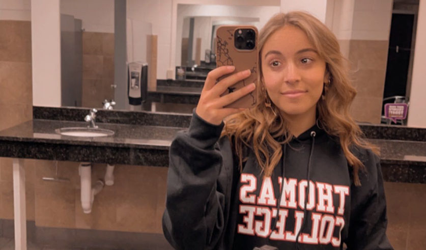 person looking at camera
