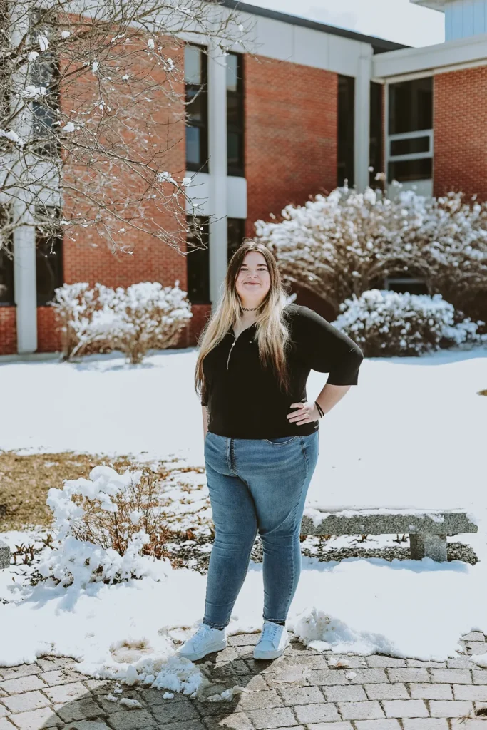 Amanda Grant transferred to Thomas College for a better academic fit.
