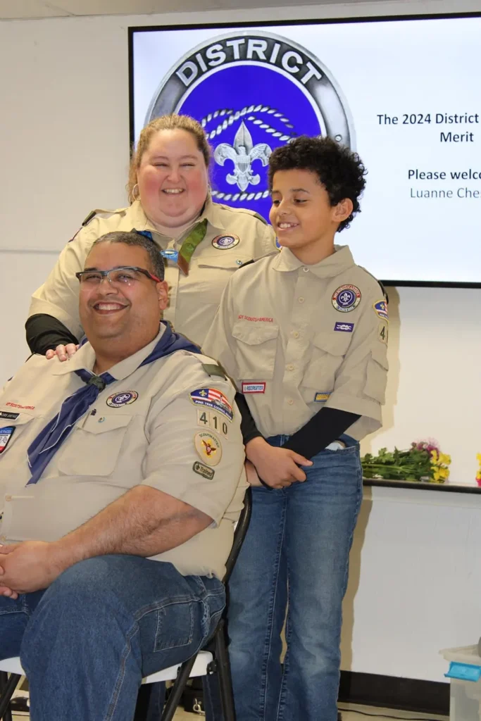 Chris Santiago awarded District Award of Merit