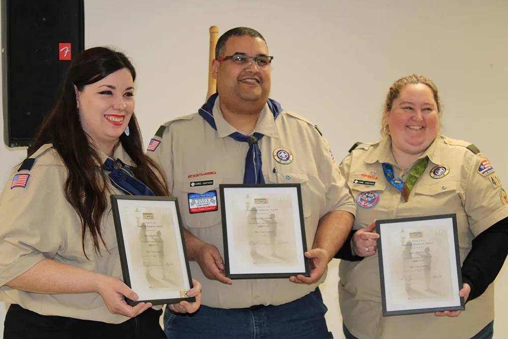 Chris Santiago is awarded the William D Boyce Award