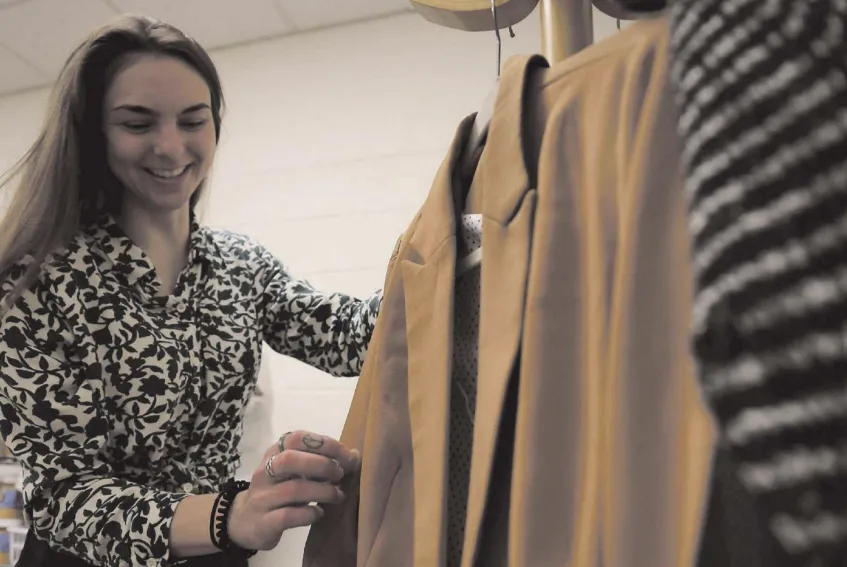 Kiara Goggin creates the Professional Clothing Closet