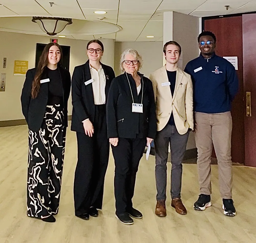 Professor Roberta Tibbetts mentors Future Business Leaders in Maine
