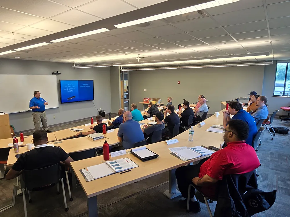Safety Academy learning about Patrol Techniques and Officer Safety