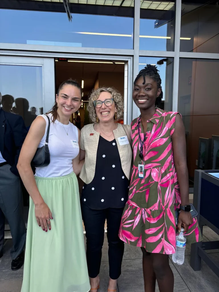 President Uzzi with Kiara Goggin and Calotica Oppong