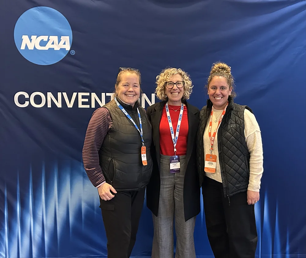 Deb Biche-Labbe, Jeannine Uzzi, and Andrea Thebarge at the NCAA Honors