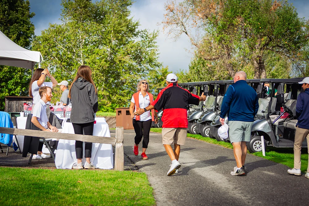 golfers at the Lunder Scholars Golf Tournament 2025 helped raise $350k for student scholarships