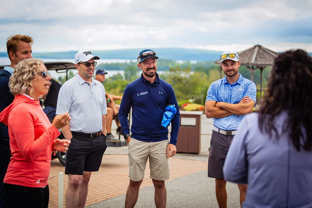golfers at the Lunder Scholars Golf Tournament 2025 helped raise $350k for student scholarships