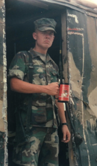Paul Heath in the Marines many years ago