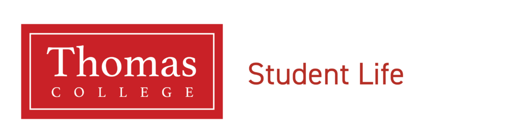 Thomas College Student Life Logo - Red