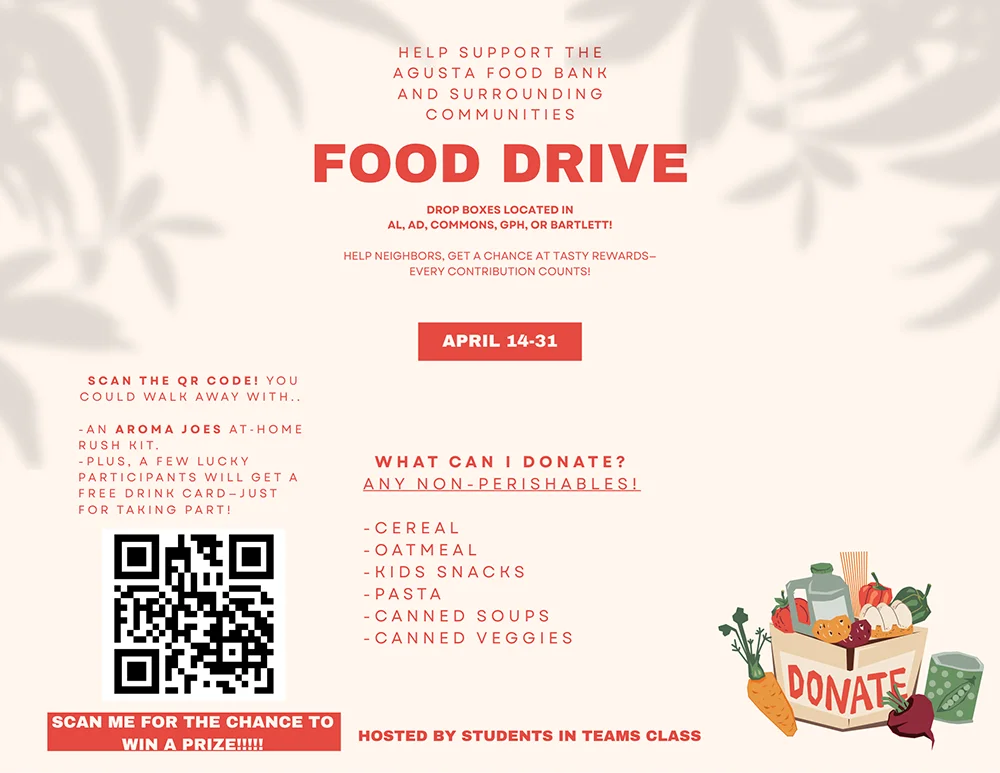 Food Drive for the Augusta Food Bank