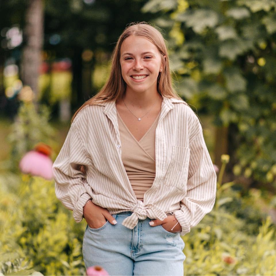 Macy Cram, biology and psychology Thomas College student
