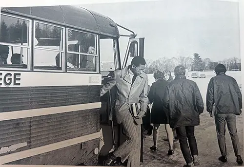 The Skunk was a bus that was used in the 1970s to bring students to the new campus on W. River Road